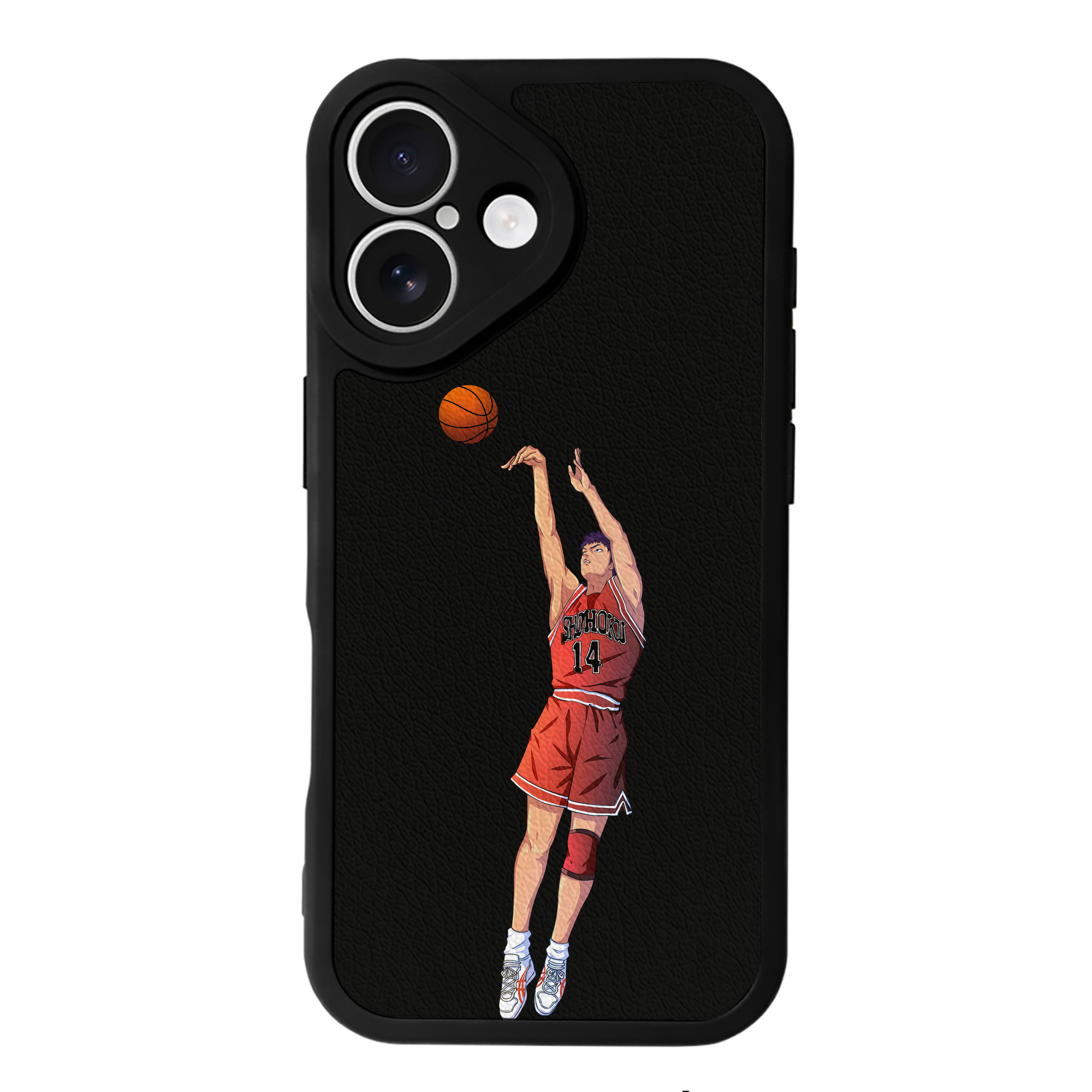 （画像用） SLAM DUNK／スラムダンク 【iPhone 16シリーズ対応】シリコンスマホケース（レザー調） 材質：シリコン